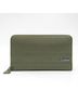 Bvlgari 100% Leather Solid Tan Zip Wallet Khaki Leather Wallet One size - photo 10