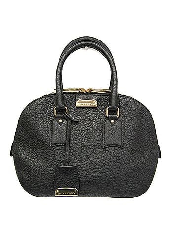Burberry Black Leather Handbag (view 1)