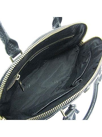 Burberry Black Leather Handbag (view 2)