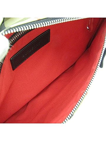 Burberry - Beige Canvas Clutch Bag (view 2)