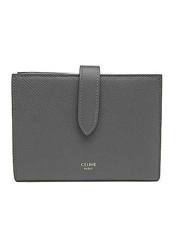 Céline Grey Leather Wallet (view 1)
