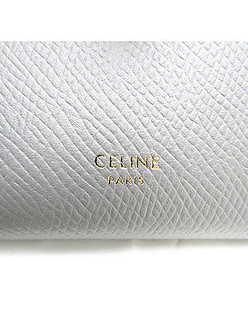 Céline Grey Leather Wallet (view 2)