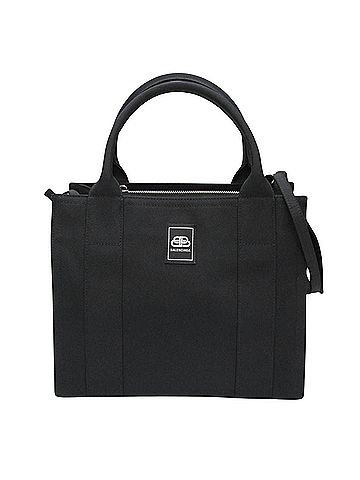 Balenciaga Trade Black Canvas Shoulder Bag (view 1)