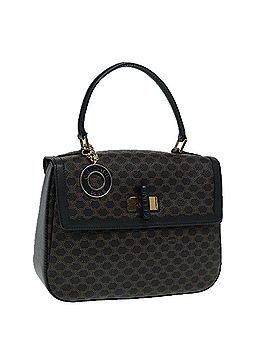 Céline Macadam Black Canvas Handbag (view 2)