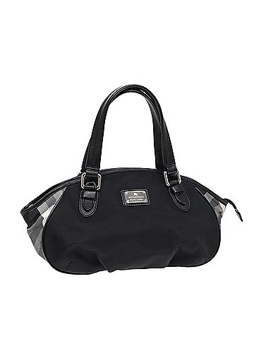 Burberry Nova Check Black Canvas Handbag (view 1)