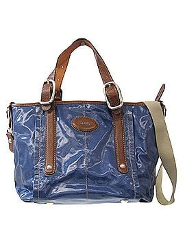 Tod's Blue Leather Shoulder Bag (view 1)