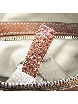 Tod's Blue Leather Shoulder Bag (view 2)