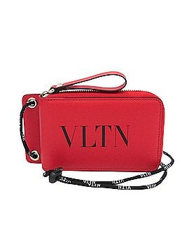 Valentino Garavani Vltn Red Leather Wallet (view 1)
