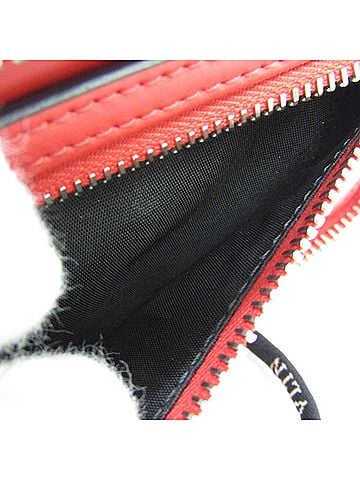 Valentino Garavani Vltn Red Leather Wallet (view 2)