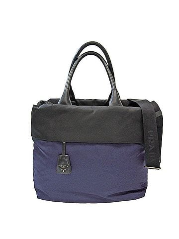 Prada Tessuto Purple Synthetic Handbag (view 1)