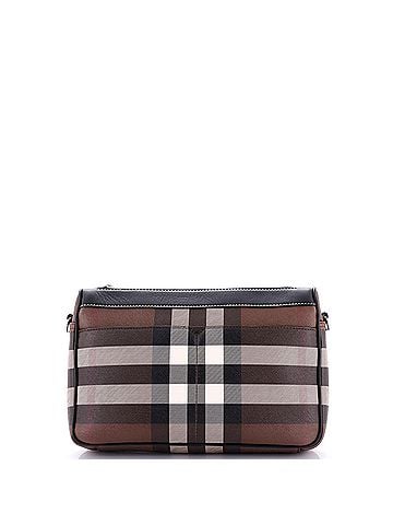 Burberry Rambler Messenger Bag Check E-Canvas (view 2)