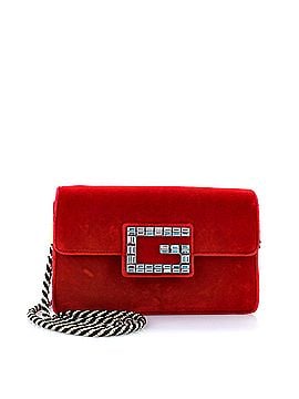 Gucci G Broadway Shoulder Bag Velvet with Crystals Small (view 1)