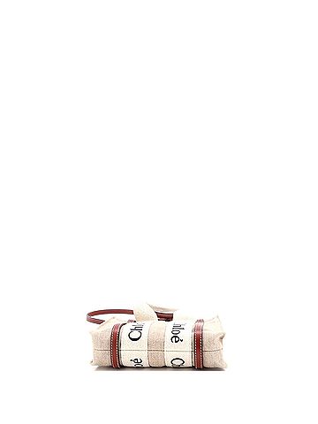 Chloé Woody Convertible Tote Canvas with Leather Mini (view 2)