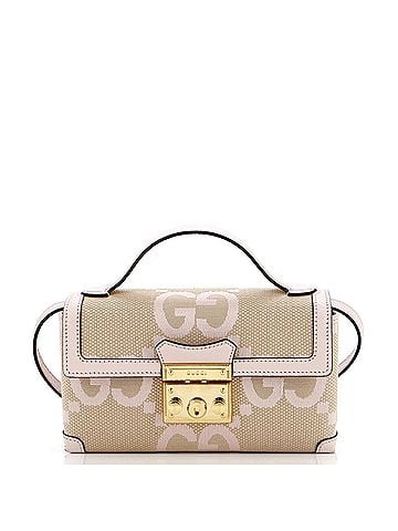 Gucci Padlock Top Handle Bag Jumbo GG Canvas Mini (view 1)