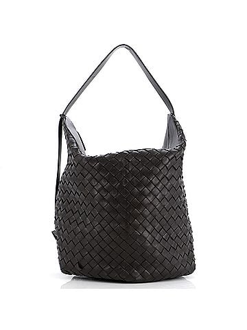 Bottega Veneta Hop Bag Intrecciato Leather Large (view 1)