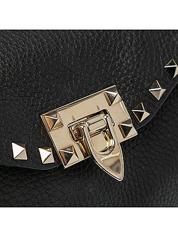 Valentino Rockstud Top Handle Satchel (view 2)
