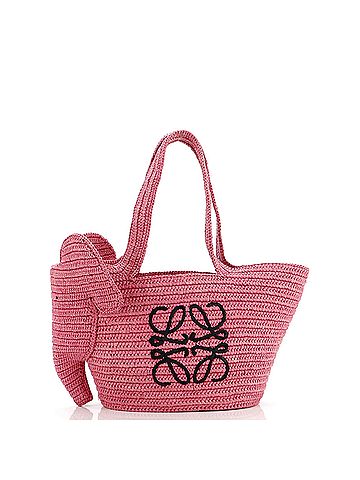 Loewe Elephant Basket Tote Raffia Small (view 1)