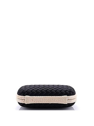 Bottega Veneta Box Knot Clutch Intrecciato Satin Small (view 2)