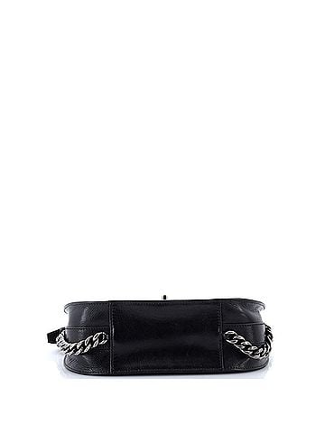 Chanel Double Chained Saddle Messenger Bag Quilted Aged Calfskin Medium (view 2)