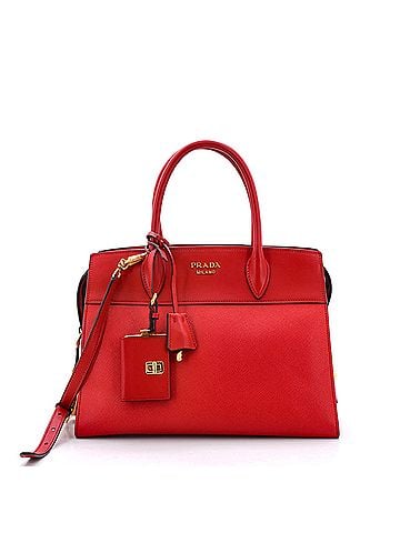 Prada Esplanade Tote Saffiano with City Calf Medium (view 1)