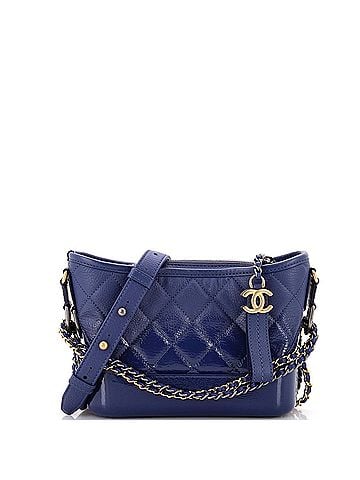 Chanel Gabrielle Hobo Quilted Goatskin and Patent Small (view 1)