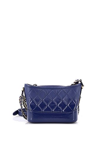 Chanel Gabrielle Hobo Quilted Goatskin and Patent Small (view 2)