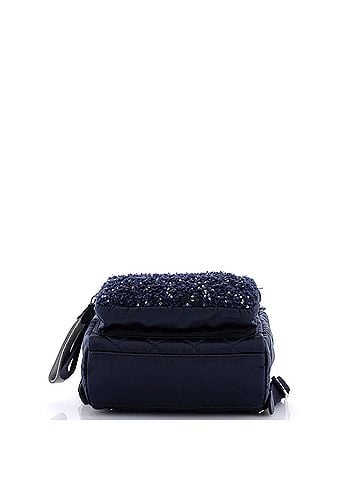 Chanel Astronaut Essentials Backpack Quilted Nylon with Tweed Small (view 2)