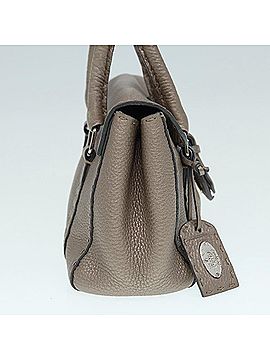 Fendi Selleria Grey Leather Handbag (view 2)