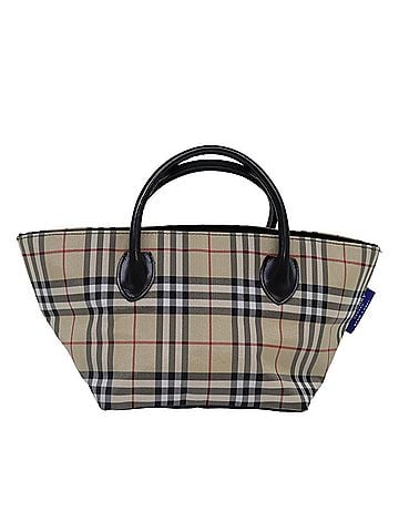 Burberry Nova Check Beige Synthetic Handbag (view 1)