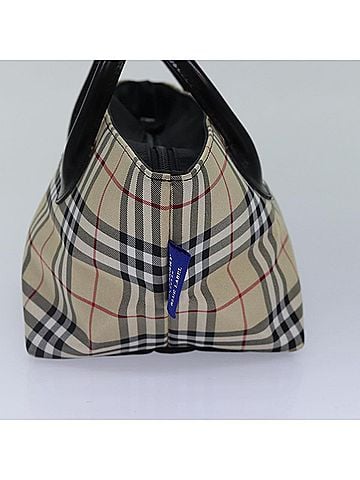 Burberry Nova Check Beige Synthetic Handbag (view 2)