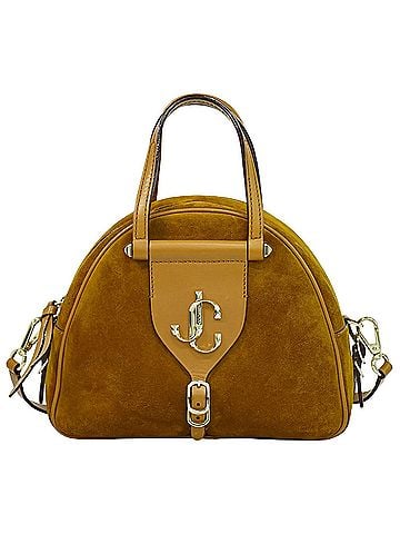 Jimmy Choo Brown Suede Handbag (view 1)