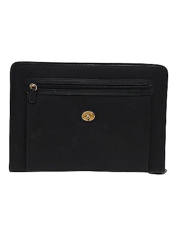 Burberry Black Canvas Clutch Bag (view 1)