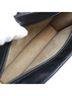 Dunhill 100% Leather Solid Black Black Leather Clutch Bag One size - photo 2