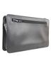 Dunhill 100% Leather Solid Black Black Leather Clutch Bag One size - photo 7