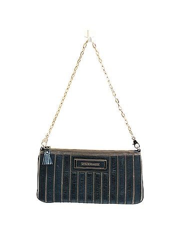 Anya Hindmarch Navy Leather Clutch Bag (view 1)