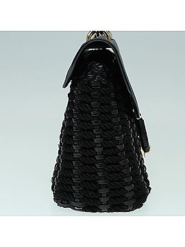 Salvatore Ferragamo Margot Black Leather Handbag (view 2)