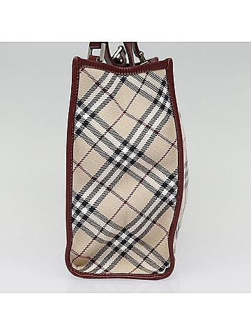 Burberry Nova Check Beige Canvas Tote Bag (view 2)