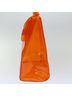 Hermès 100% Vinyl Solid Orange Kelly Orange Vinyl Handbag One size - photo 7