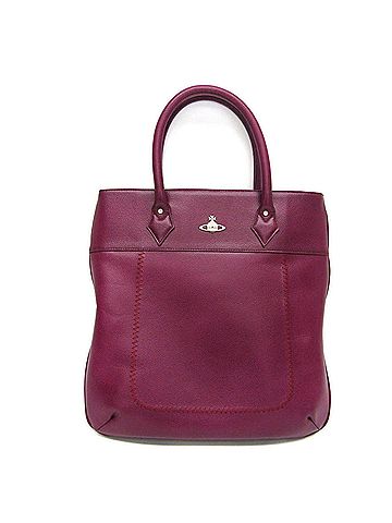 Vivienne Westwood Purple Leather Handbag (view 1)