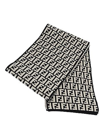 Fendi Black Wool Scarf (view 1)