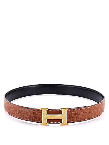 Hermès Constance Reversible Belt Leather with Guilloche Hardware Medium (view 2)