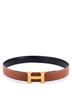 Hermès 100% Leather Brown Constance Reversible Belt Leather with Guilloche Hardware Medium One size - photo 2
