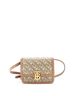 Burberry 100% Leather Tan TB Flap Bag Monogram Print Leather Mini One size - photo 1