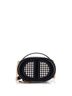 Christian Dior Black White CD Signature Oval Camera Bag Houndstooth Canvas and Leather One size - photo 1