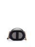 Christian Dior Black White CD Signature Oval Camera Bag Houndstooth Canvas and Leather One size - photo 4