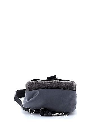 Fendi Fendiness Backpack Zucca Suede and Nylon Small (view 2)
