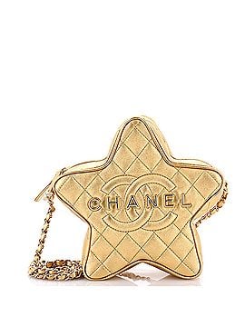 Chanel CC Walk of Fame Star Bag Quilted Metallic Lambskin (view 1)