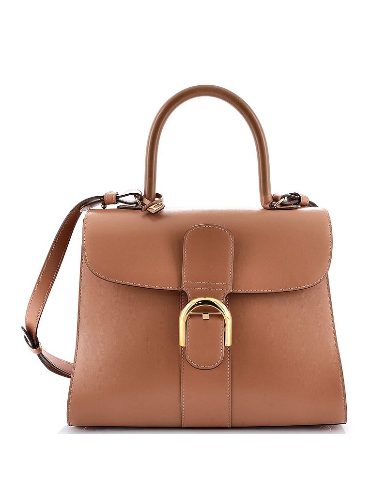Delvaux 100% Leather Brown Brillant Top Handle Bag Leather MM One size - photo 1