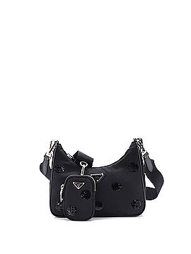 Prada Re-Edition 2005 Shoulder Bag Sequin Embellished Tessuto Small (view 1)