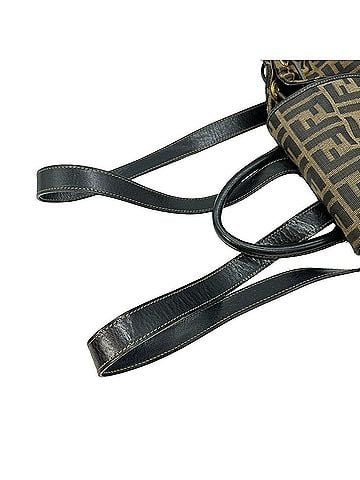 Fendi Brown Canvas Backpack Bag (view 2)